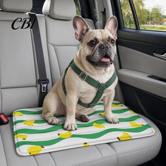 Non-toxic Pet Cooling Pad Gel Mat, Waterproof Dog Mat Bed, Summer Cooler for Cats Dogs Home Car Travel Use