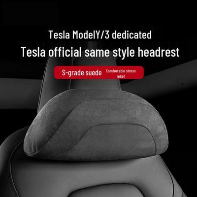 Official Tesla Model Y/3 Neck & Lumbar Support Pillow - Soft, Comfortable Headrest