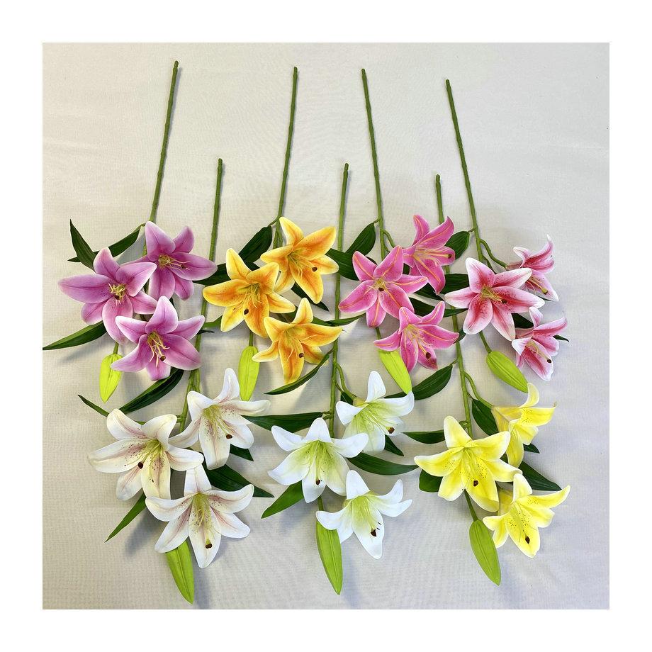 3d31w Faux Lily Flower With 3d Printing For Home Decor And Photography Props