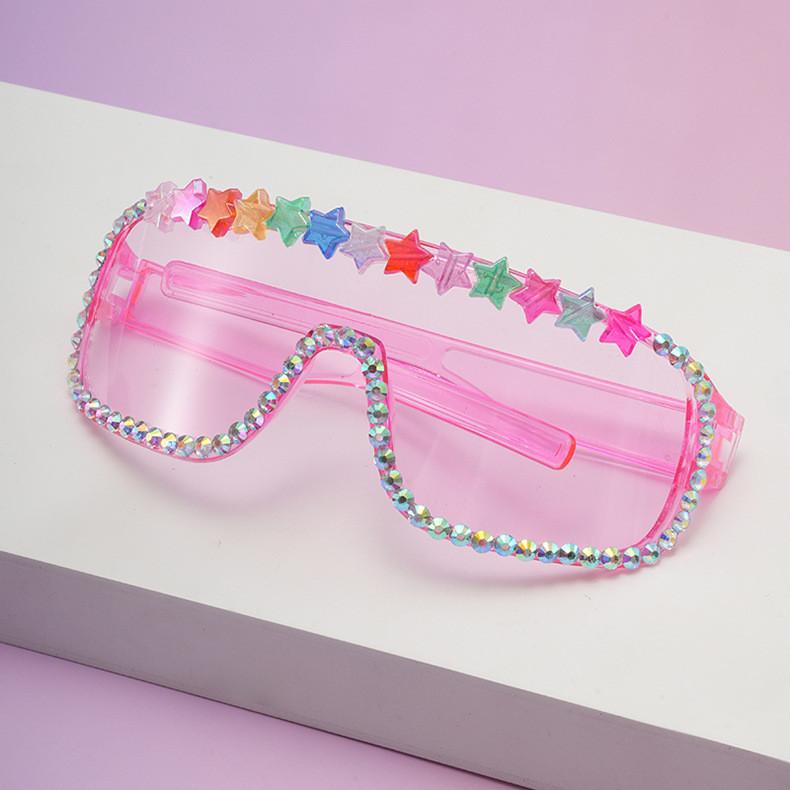 Future Style Acrylic Bear Glasses With Full Frame Windproof Goggle For Kids And Adults