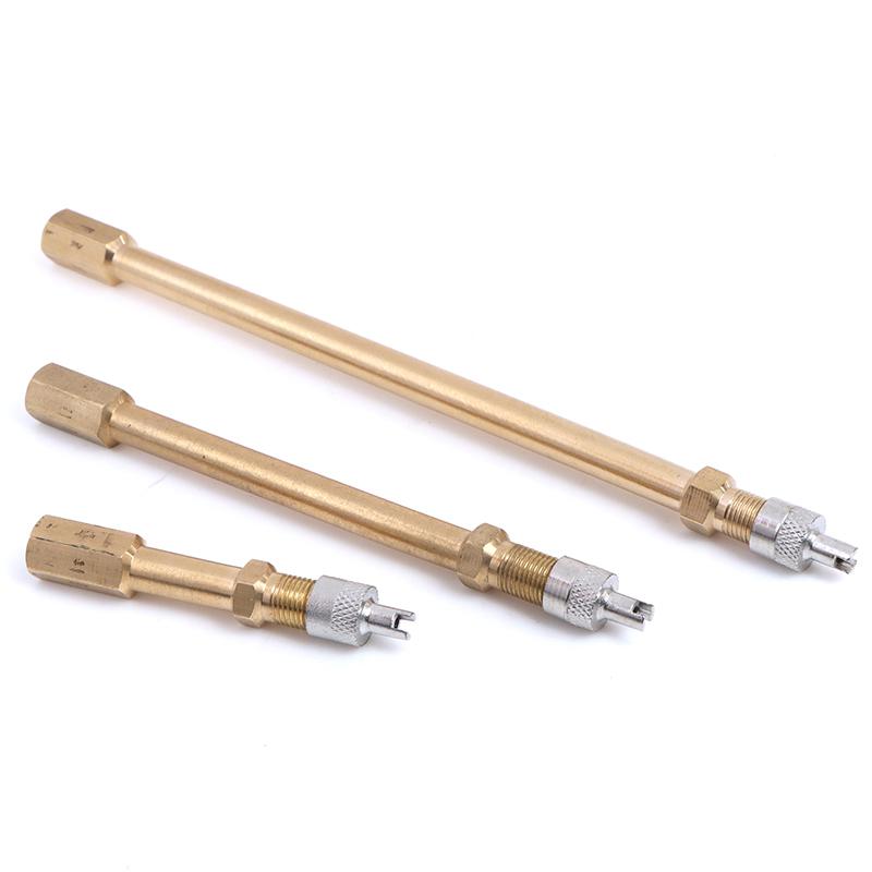 1PC Car Auto Truck Brass Wheel Tire Valve Cap Tyre Stem Extension Pole Extender
