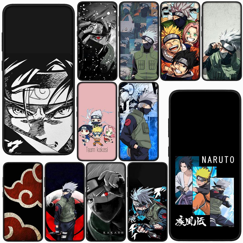for Samsung Galaxy S22 S21 S20 Fe Ultra S9 Plus + A13 A22 M21 M31 M55 M15 Phone Case Uchiha Sasuke Akatsuki Narutos Kakashi