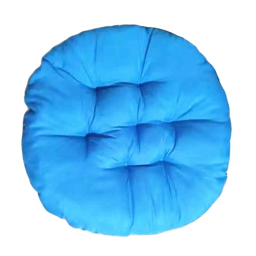 Non-slip Durable Nap Pillow Round Pad Solid Color Thicken Chair Cushion Non-slip Seat Cushion Winter