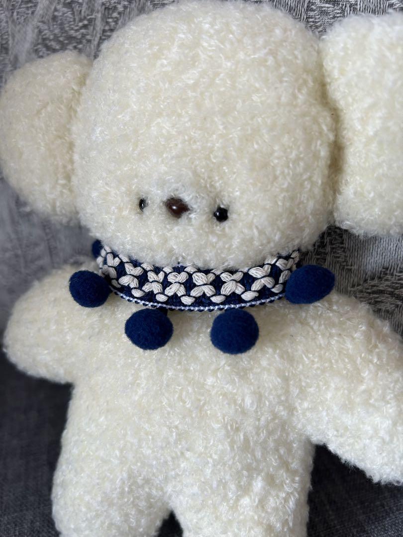 

[USED] Handmade teddy bear plush toy made of fur fabric