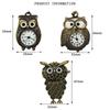 Quartz Owl Pocket Watch Antique Bronze Color Necklace Pocket Watch Flip Style Pocket Watch  Gift