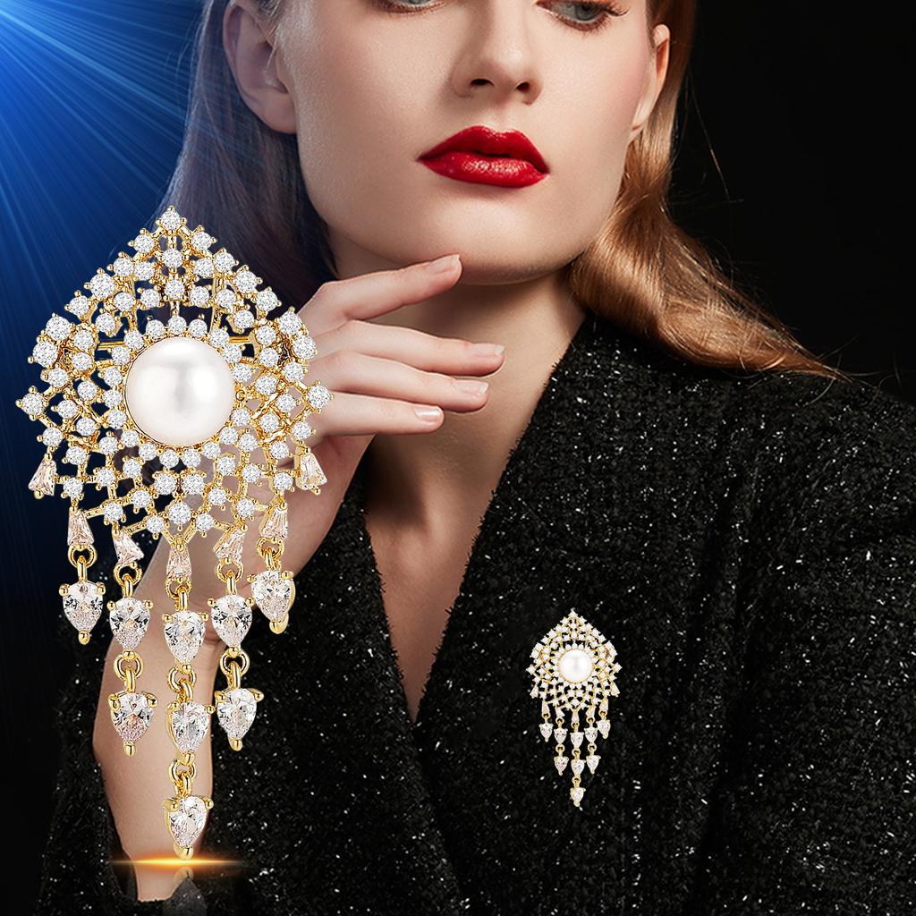 Senior-Broschen, Blumen-Blatt-Brosche, Anstecknadeln für Damen, Anzug-Anhänger, modische Broschen, Schmuck