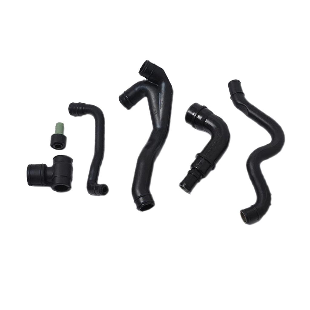 6 PCS del coche de motor del c/árter del respiradero manguera del tubo Kit 06A103213AF 06A103221AH 06A103221AF for Audi//Volkswagen duradero