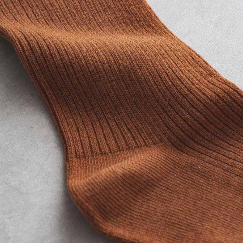 Monfoot Women S Ribbed Long Neck SockS Deep Orange