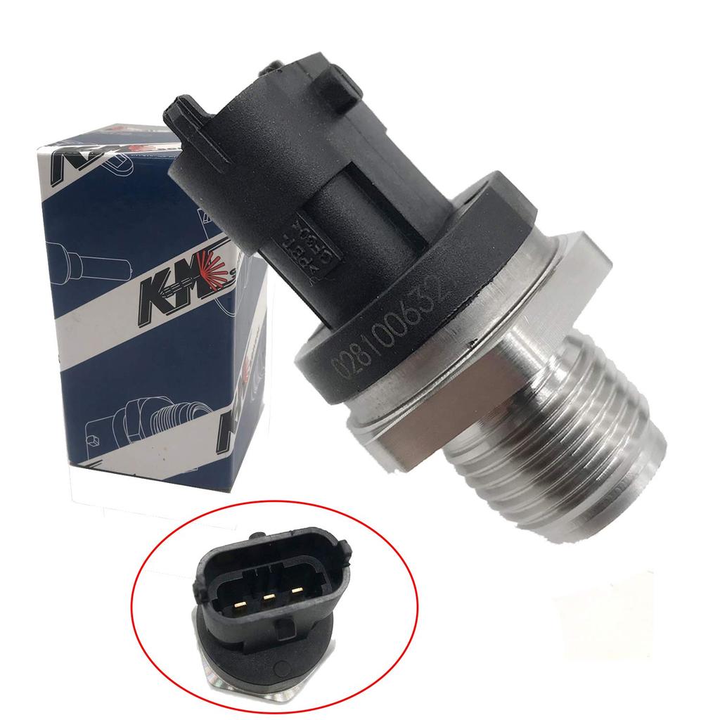 0281006327 Diesel Fuel Rail Pressure Sensor 5297640 Fits Dodge Ram 2500 3500 6.7L Cummins Cargo ISB 4.5 ISB 6.7 2007-2012
