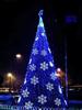Colorful Outdoor LED Snowflake Lights - Decorative Hanging for Christmas & New Year Atmosphere