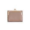 Portable Kiss Lock Wallet Polyester Multiple Card Slots 2 in 1 Card Bag Short Anti-splash Water Leather Coin Purse Students