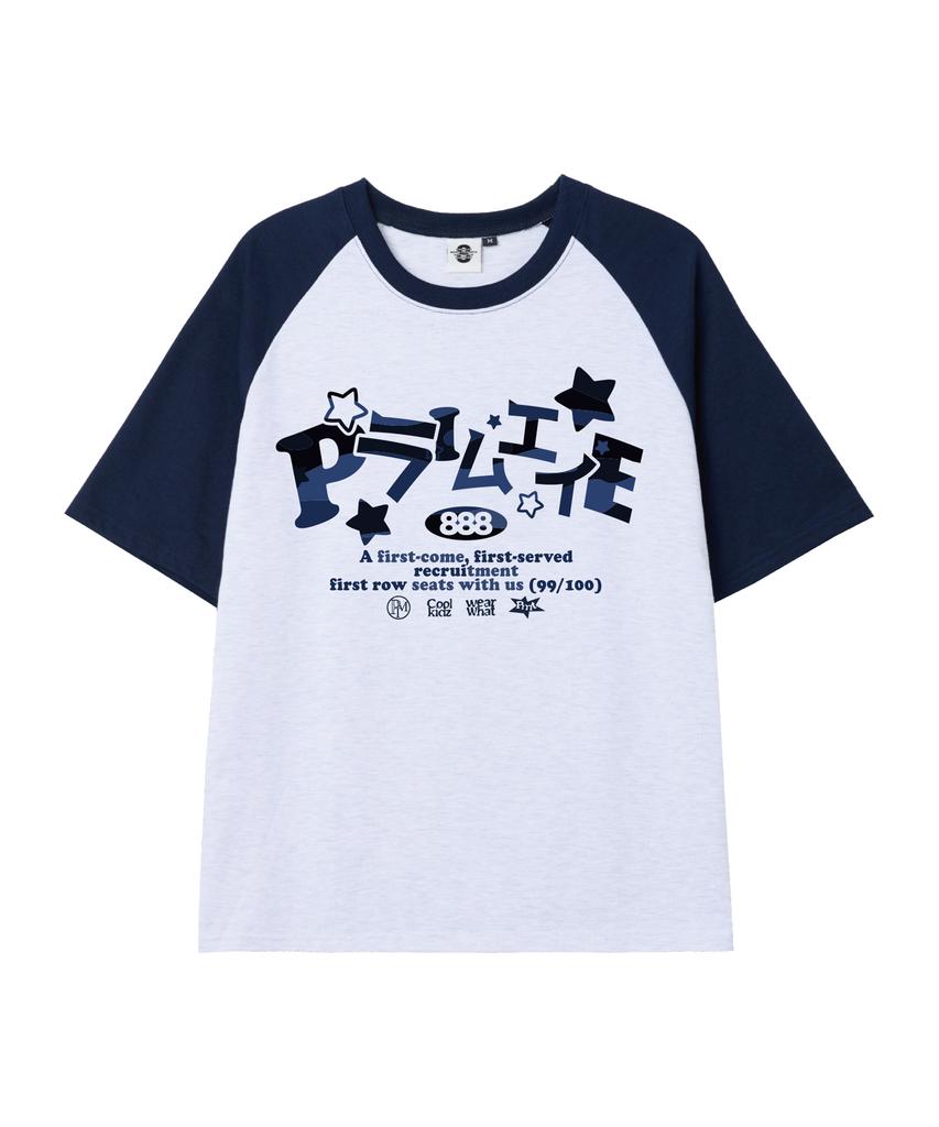 PRIMATE Sugar Oversized Raglan Short Sleeve T-Shirt 5 Colors