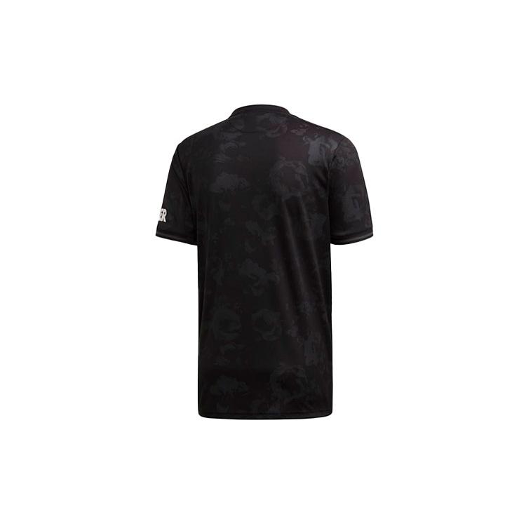 adidas Fotbalové dresy Manchester United Pánské Černé Středně rovný střih ED7390