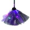 LED Light-Up Flying Broomsticks for Halloween Costume Play Background Decoration
