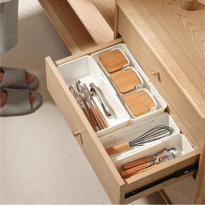 Storage Box Compartmentalized Design Save Space Durable Efficient Cosmetics Storage Household Storage Box Easy To Clean