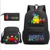 Set Zaino Scolastico Cristiano Ronaldo per Bambini Ragazzi Ragazze 15L Tessuto Oxford Borsa a Doppia Tracolla con Spallacci Imbottiti Traspiranti