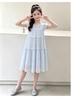 Girls' Korean Tencel Flying Sleeve Dress