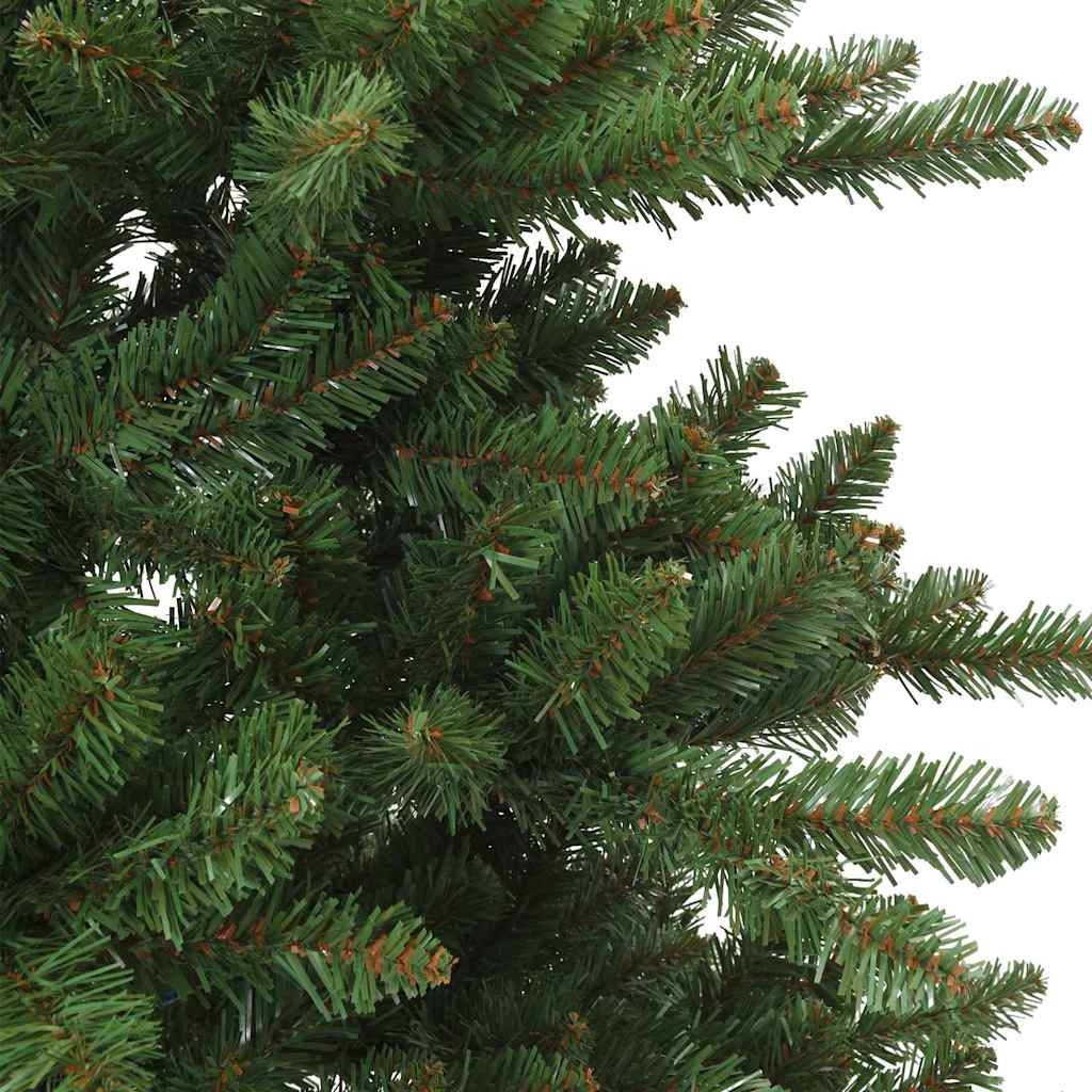 Artificial Foldable Christmas Tree Green 150 cm PVC and Steel