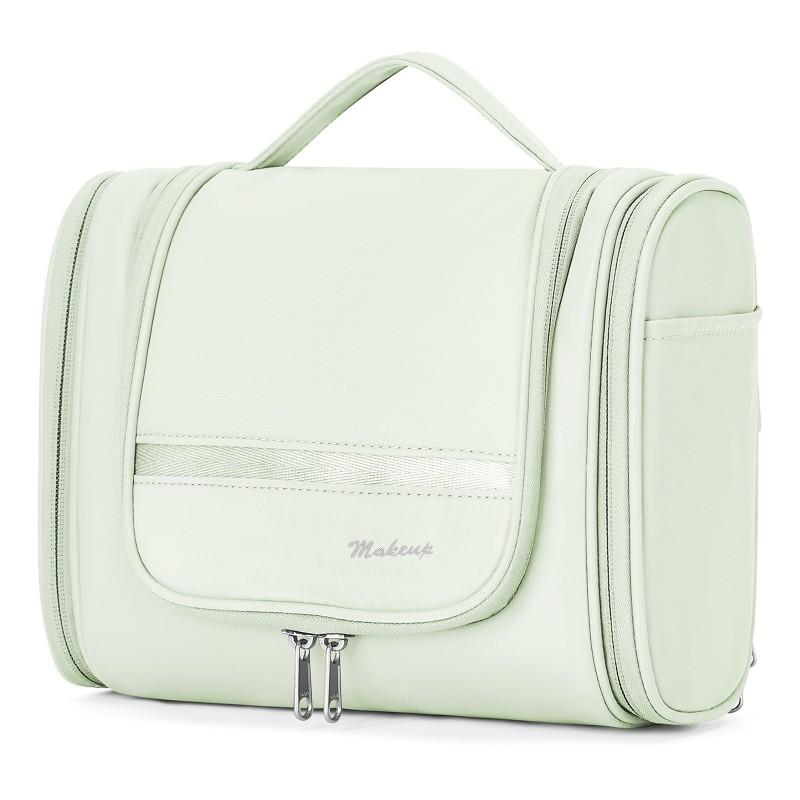 Large Capacity Travel Toiletry Bag Women Men Portable Cosmetic Organizer With Durable Nylon Material Minimalist Design