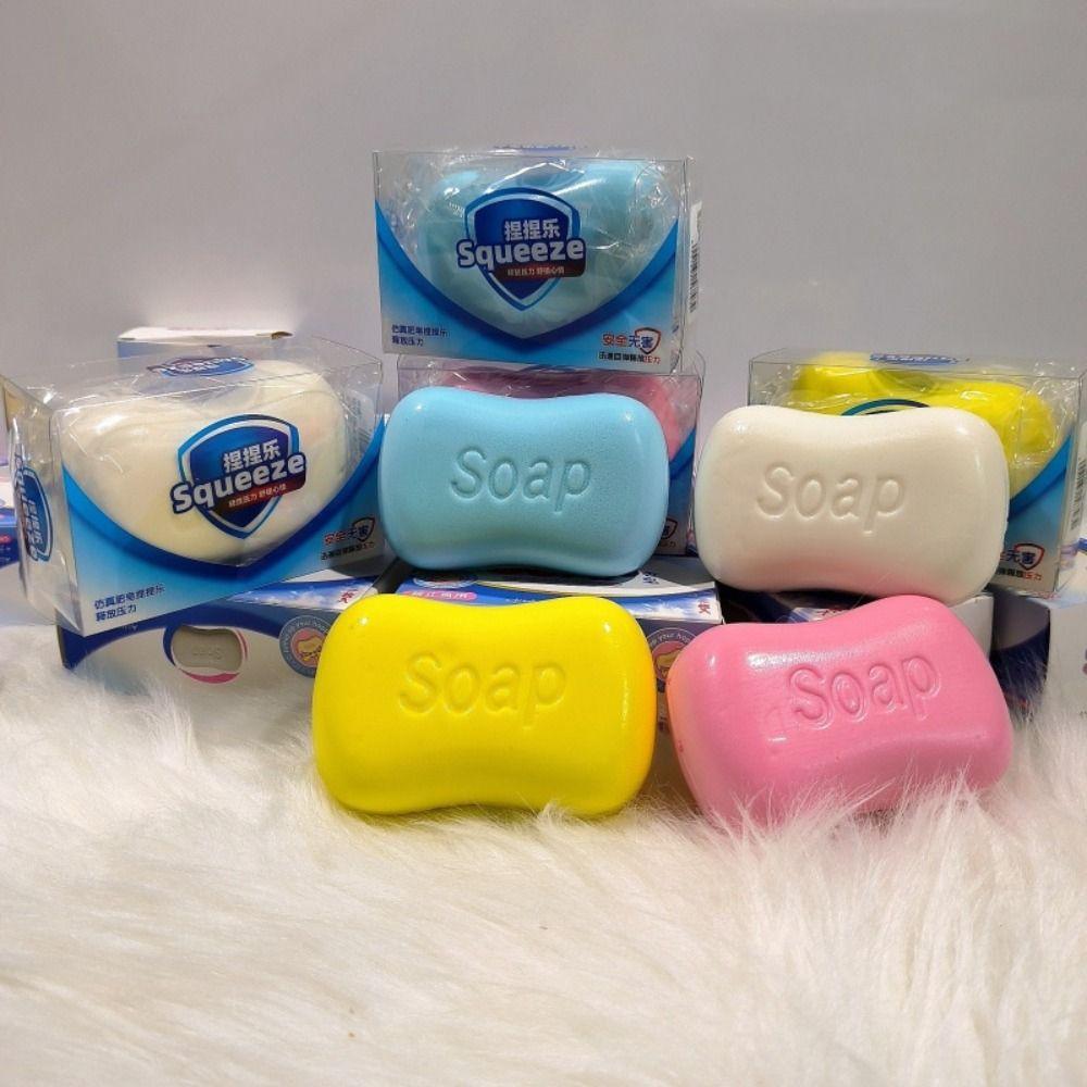 Simulation Soap Shaped Squishy Comfortable Touch Sensory Toy Slow Rising Squeeze Kids Adults