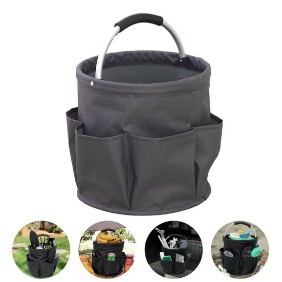 Tool Organizer Bag Storage Basket Large Capacity Multiple Compartments Waterproof Outdoor Camping Collapsible Storage