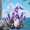 2D Flat Purple Theme Acrylic Dwarf Desktop Decoration, Suitable for wall Decoration, porch, Room, Villa, accents Home, Hallway, or Workplace - Rustic