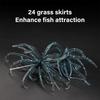 2Pcs Soft Fishing Lures with Urchin Shape, Simulation Fishing Stuff Urchin Baits Artificial Slow Floating Swimming Lures