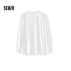 Semir Women's Loose Fit Thermal Long-Sleeve T-Shirt with Raglan Sleeves