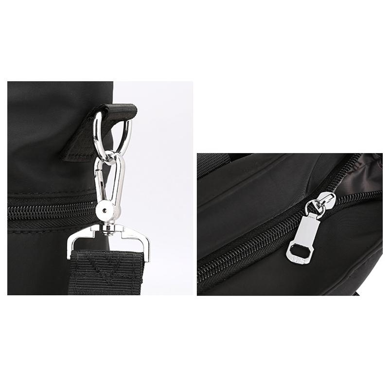 Nylonväska Dam Casual Handväska Messenger Bag Vattentät Nylon Axelväska Stor Kapacitet Mumie Handväskor Tote Crossbody-väska