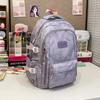 School bag junior high school girl Japanese cute printed bear new high school backpack cute girl travel backpack
