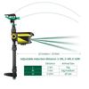 Repellente per Animali da Giardino ad Energia Solare Attivato dal Movimento Deterrente Automatico Rotante Regolabile Ampia Area