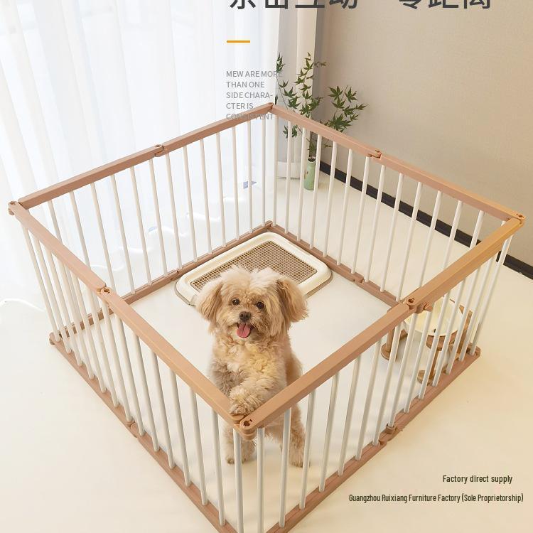 Indoor Anti-Escape Dog Fence: Adjustable Height Protective Barrier for Small Pets