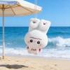 Cute Cartoon Plush Little Rabbit Keychain Kawaii Rabbit Stuffed Doll Backpack Pendant Decorative Car Key Chain Accessories Gift
