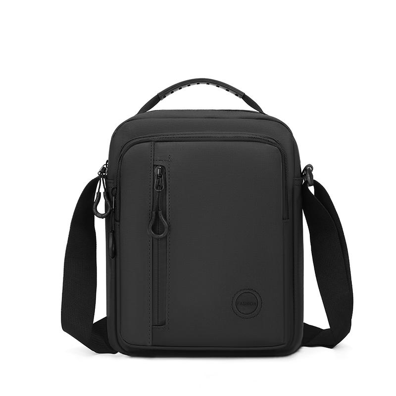 Men's Shoulder Bag Large Capacity Outdoor Commuter Mobile Phone Bag Water-Repellent Business Handbag