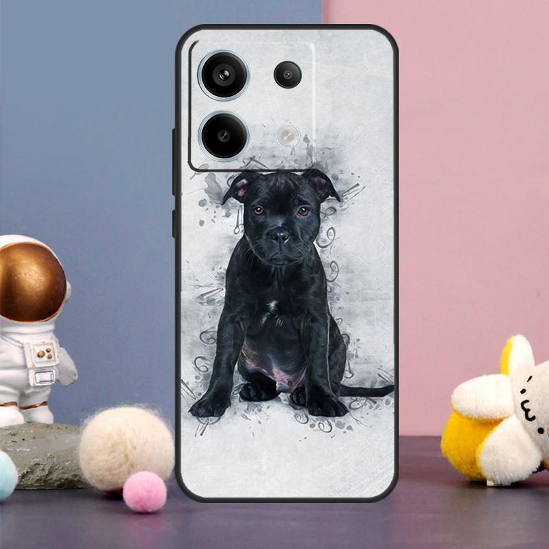 Staffordshire Bull Terrier Dog Case For Xiaomi Redmi Note 13 Pro 12 11 9 10 9S 10S 11S 12S Redmi 12 13 10C 12C 13C Cover