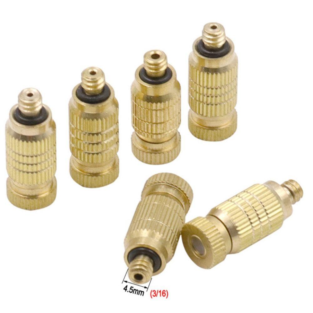 High Pressure Atomizer Nozzle Anti-Drip Landscaping Fogging Spray Head Greenhouse Irrigation Air Humidification