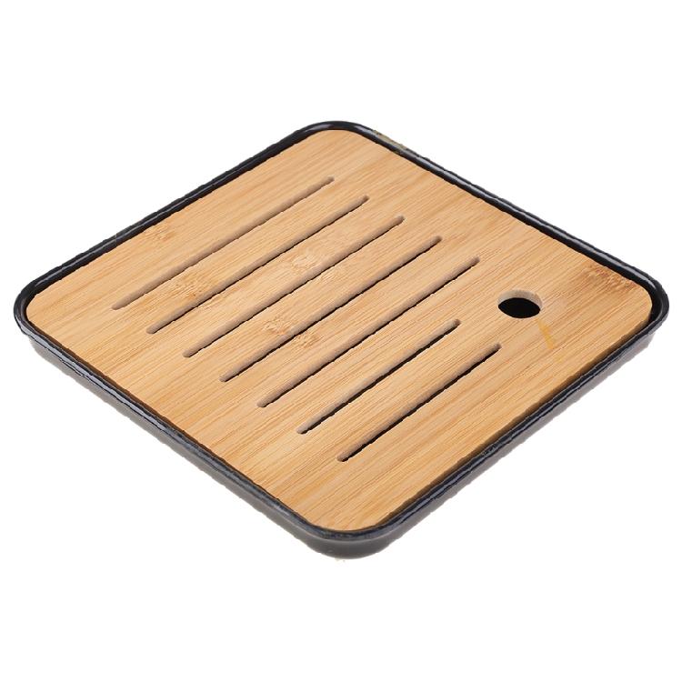 

Chinese Kung Fu Tea Tray Table Set Home Office Kitchen Utensil Easy to Use Clean 1 чёрный