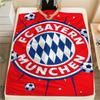 1pc FC Bayern Munich Print Flannel Blanket, High Quality Comfortable for All Seasons, Home Decor, Warmth and Comfort, Perfect for Christmas Gifts46