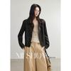 Mixiu Women's Versatile Collar Short Jacket