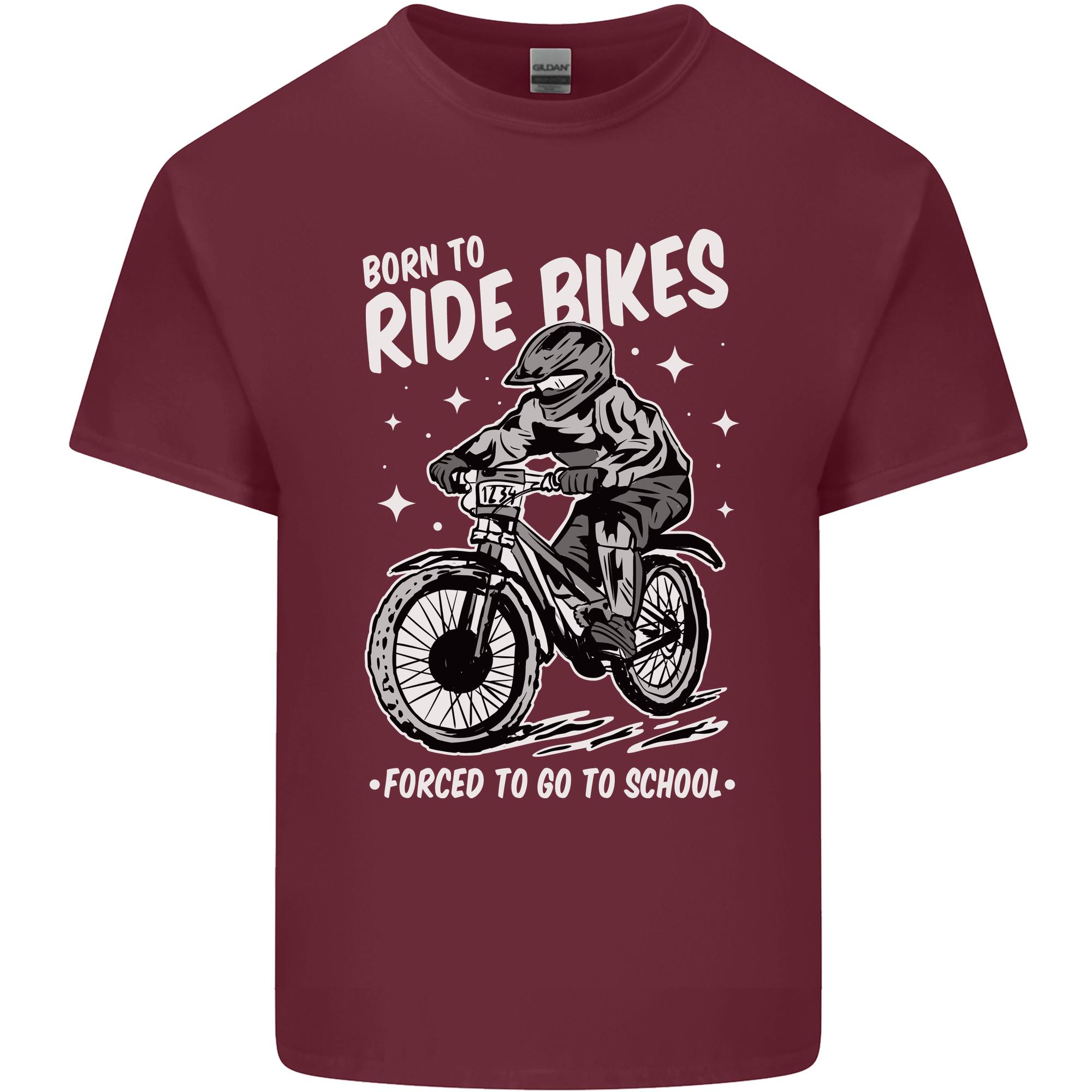 Born to Ride Motocross MotoX Dirt Bike Unisexs Light Cotton TShirt S
