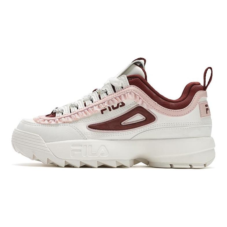 Fila Disruptor 2 Retro Series Versatile Fashion Sports Comfortable Shock Absorbing Durable Low Top Lifestyle Casual Shoes Women Sneaker F12W512135FSR