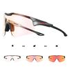 Pochromic Cycling Glasses Bike Sunglasses UV400 Running Sports Bicycle Eyewear Goggles Outdoor MTB Sunglasses Eyepieces