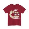 My Goal Is To Deny Yours Shirt, Soccer Player Sports Lovers Vintage T-Shirt