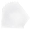 10Pcs Heat Shrink Sheet Kit Shrinkable Film Paintable White Paper DIY for Children