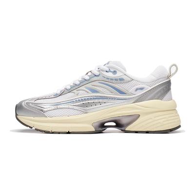 Li Ning Yixing Lite Comfortable Versatile Non-Slip Wear-Resistant Low-Top Casual Shoes Women Sneaker Silver AGCT236-2
