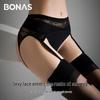 Bonaus 3D Lace Garter Thigh-High Stockings
