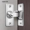 Mini Stainless Steel 90° Sliding Door Latch for Home & Pet Cages