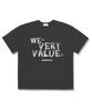 Wibelibellyu Beria Oversized Short Sleeve T-Shirt Dark Gray