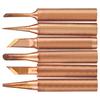 6pcs  Free Copper Iron Solder Tip K SK 1C 3C B I For 936 Soldering Stations