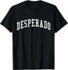 Desperado Gewölbtes Vintage Distressed Effekt T-Shirt T-Shirt